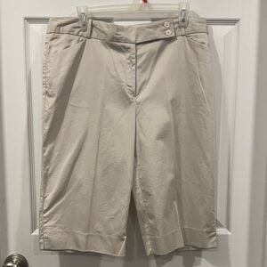 Van Heusen Cream Cropped Pants